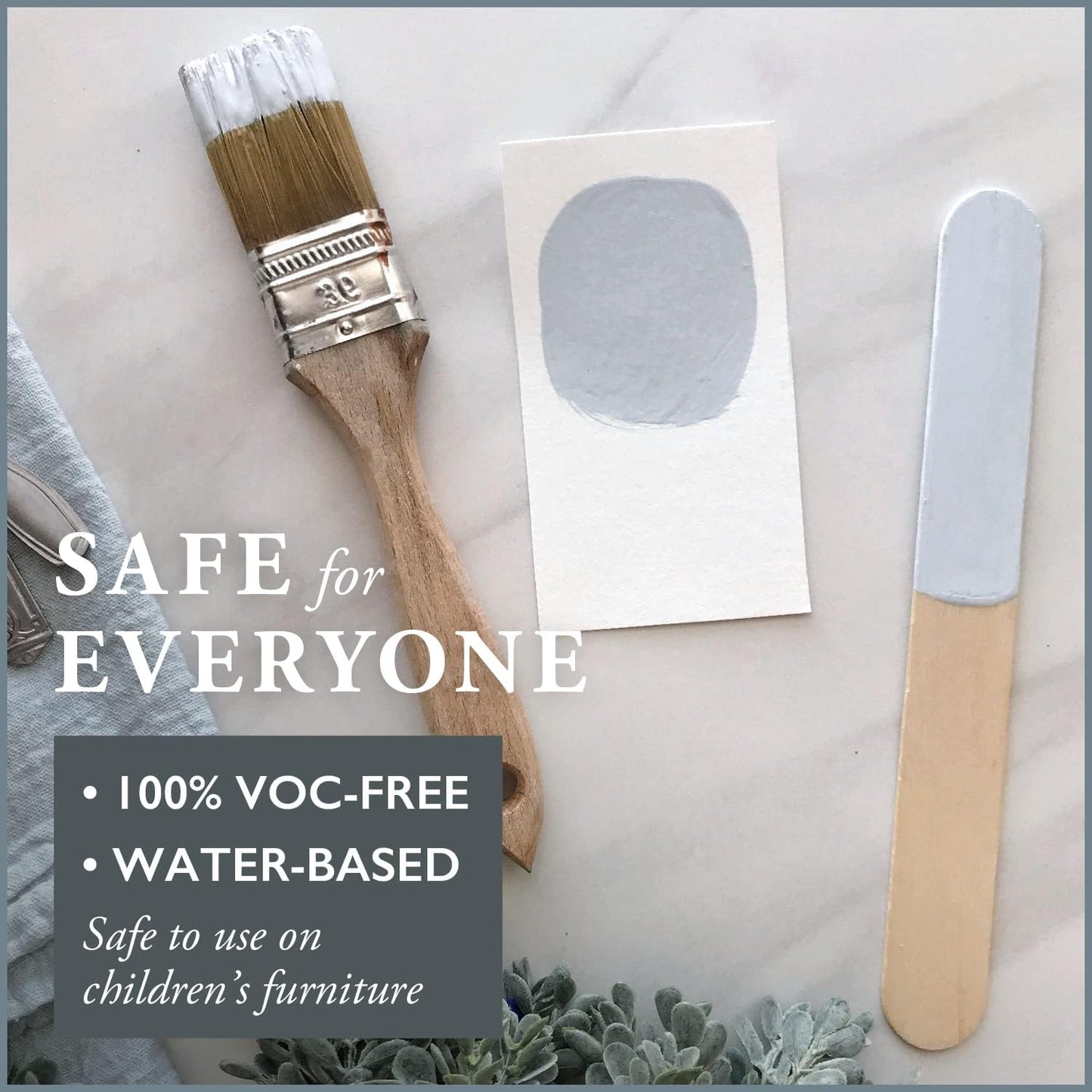 AMY HOWARD AT HOME Chalk-Based One Step Paint for Furniture, Cabinetry, Decor, Finish, and More | No Stripping, Sanding, or Priming | Ultra-Light Base | 32 Ounce | Aviary