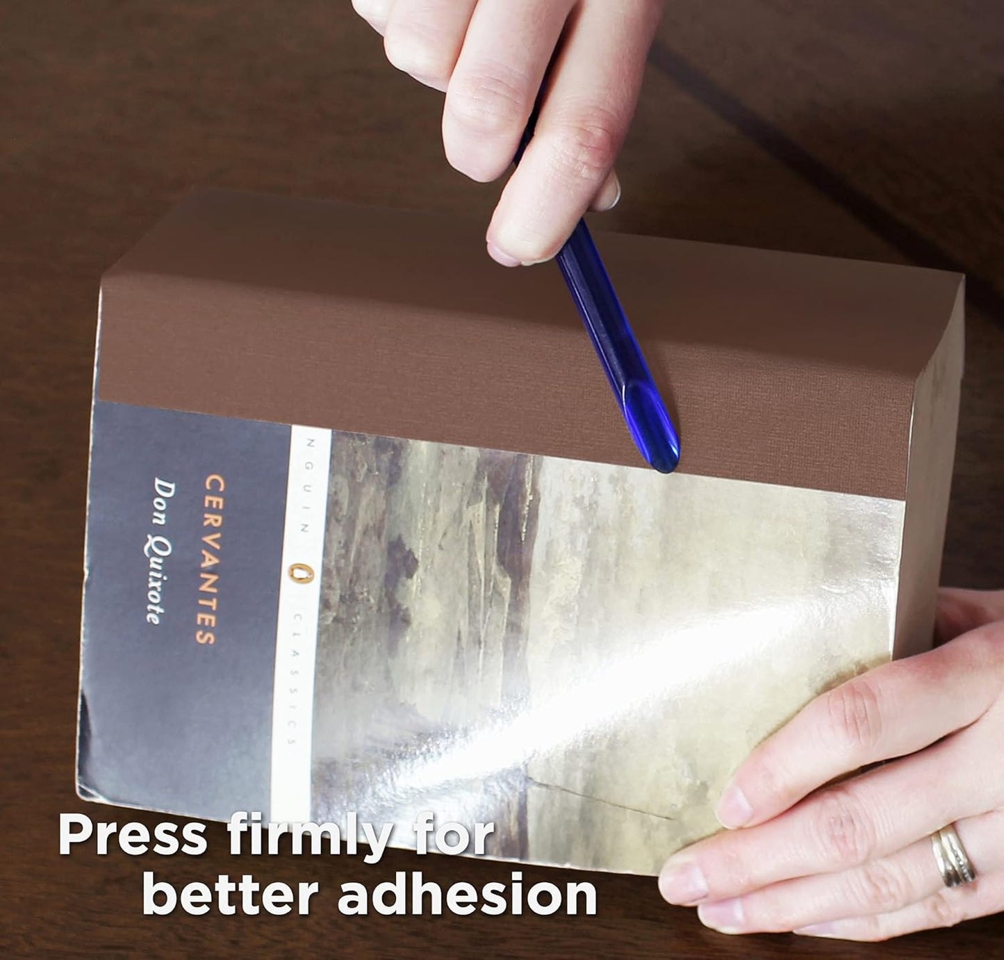 BookGuard 4 inch Premium Bookbinding Repair Cloth Tape, 15 Yard Roll, Tan