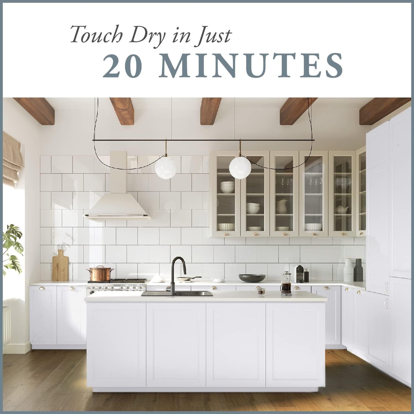 AMY HOWARD AT HOME Chalk-Based One Step Paint for Furniture, Cabinetry, Decor, Finish, and More | No Stripping, Sanding, or Priming | Ultra-Light Base | 32 Ounce | Dearborne