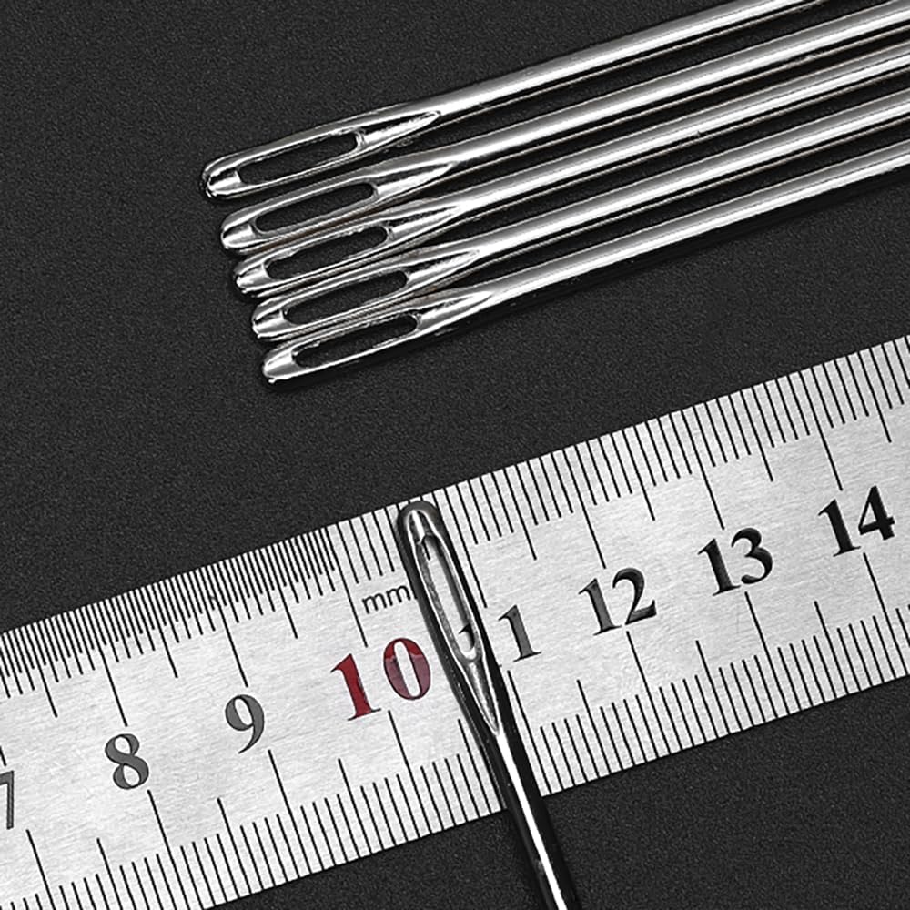 10" Professional Upholstery Needle 25cm length 3mm thickness, Big Eye Hand Sewing Needles for Stitching and Crafting Projects