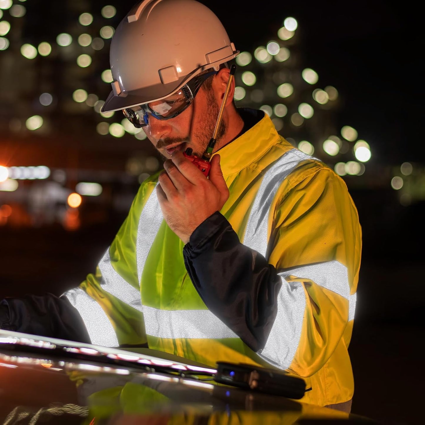 GIRAFVINYL Black Reflective Vinyl - 12" x 7' Iron on HTV for T-Shirt, Easy to Weed Heat Transfer Vinyl