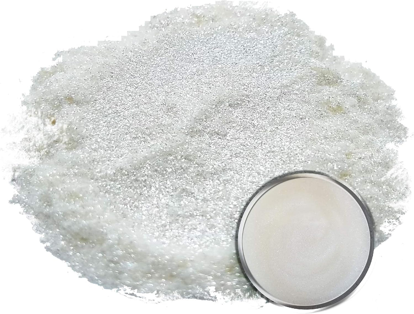 Eye Candy Pigments Premium White Mica Powder - AKI White (50gr) - for Epoxy, Resin, Soap, Paint, Woodworking, Acrylic Pouring, Bath Bombs, Fishing Lures - DIY Arts and Crafts Additive