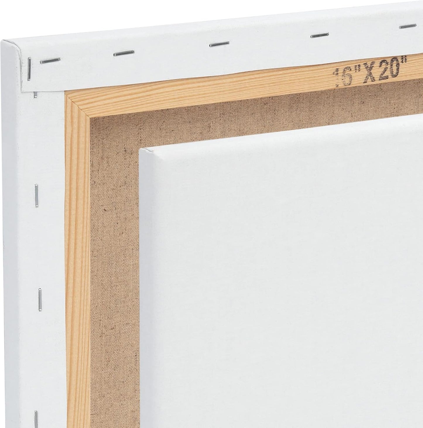 Centurion Deluxe Professional Oil Primed Linen Stretched Canvas, 11oz Linen, 11x14 - Box of 6, 0.67" Deep Canvases, Kiln-Dried Stretchers, Back Stapled, Premium Medium Weight Canvas for Oil Paintings