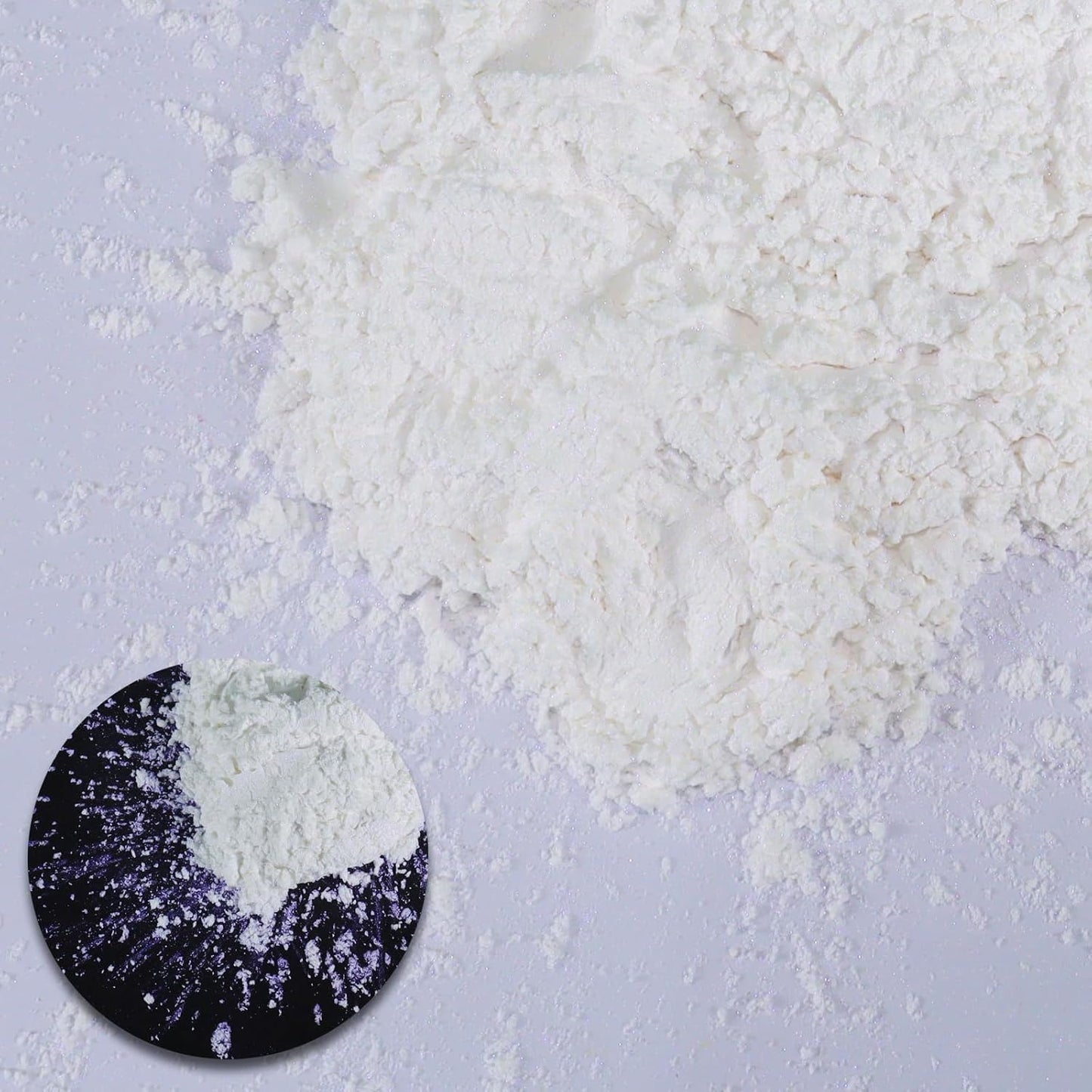 Ceya Interference Mica Powder, 1.8oz/ 50g Noble Purple Chrome Powder, Cosmetic Grade Pearlescent Effect Color Shift Pigment for Epoxy Resin, Makeup, Nail Polish, Soap Candle Making, Slime, Paint