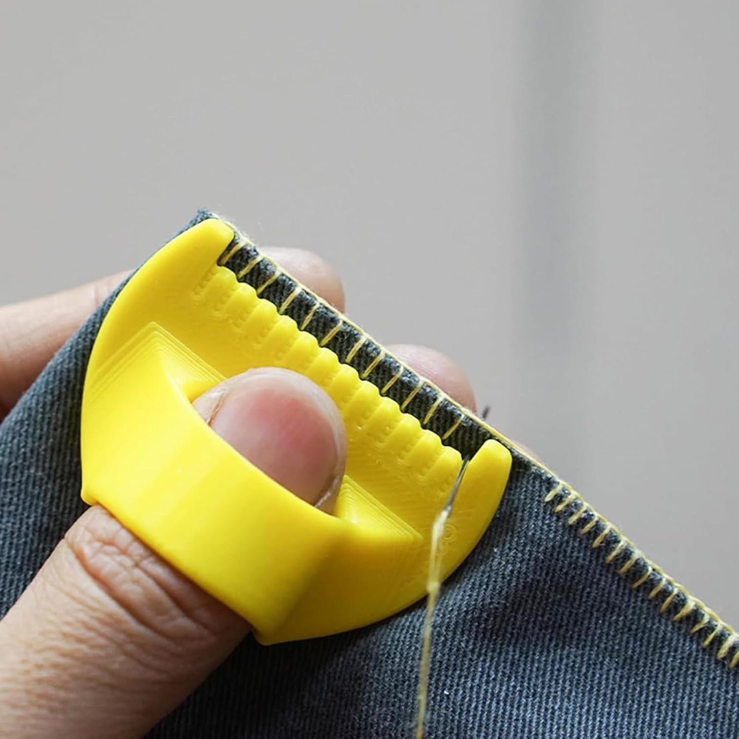 2mm-6mm Seam Guide for Hand Sewing Edge Lockranding Tool 5 PCS Set for Leather/Fabric/Craft Sew, Orange