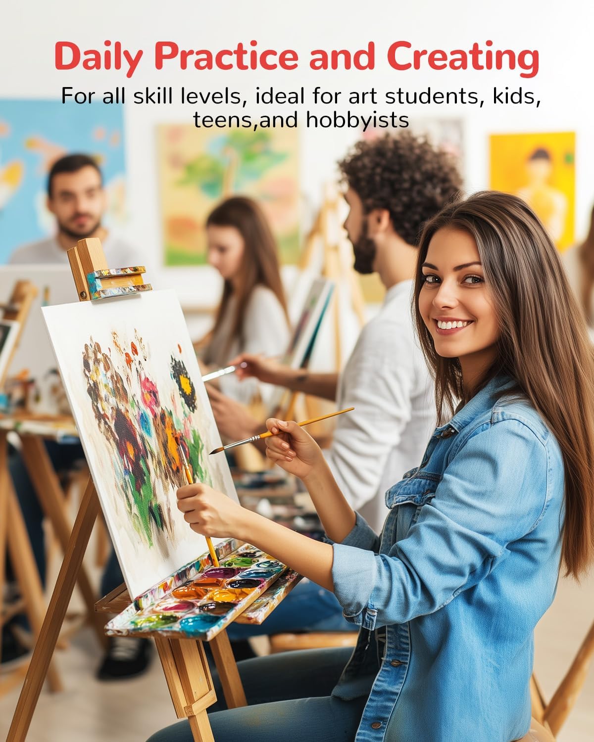 Canvas Boards for Painting 24 Pack, 11x14 Inch Canvas Panels, 100% Cotton White Blank Art Supplies for Acrylics Oil Watercolor Tempera Paints