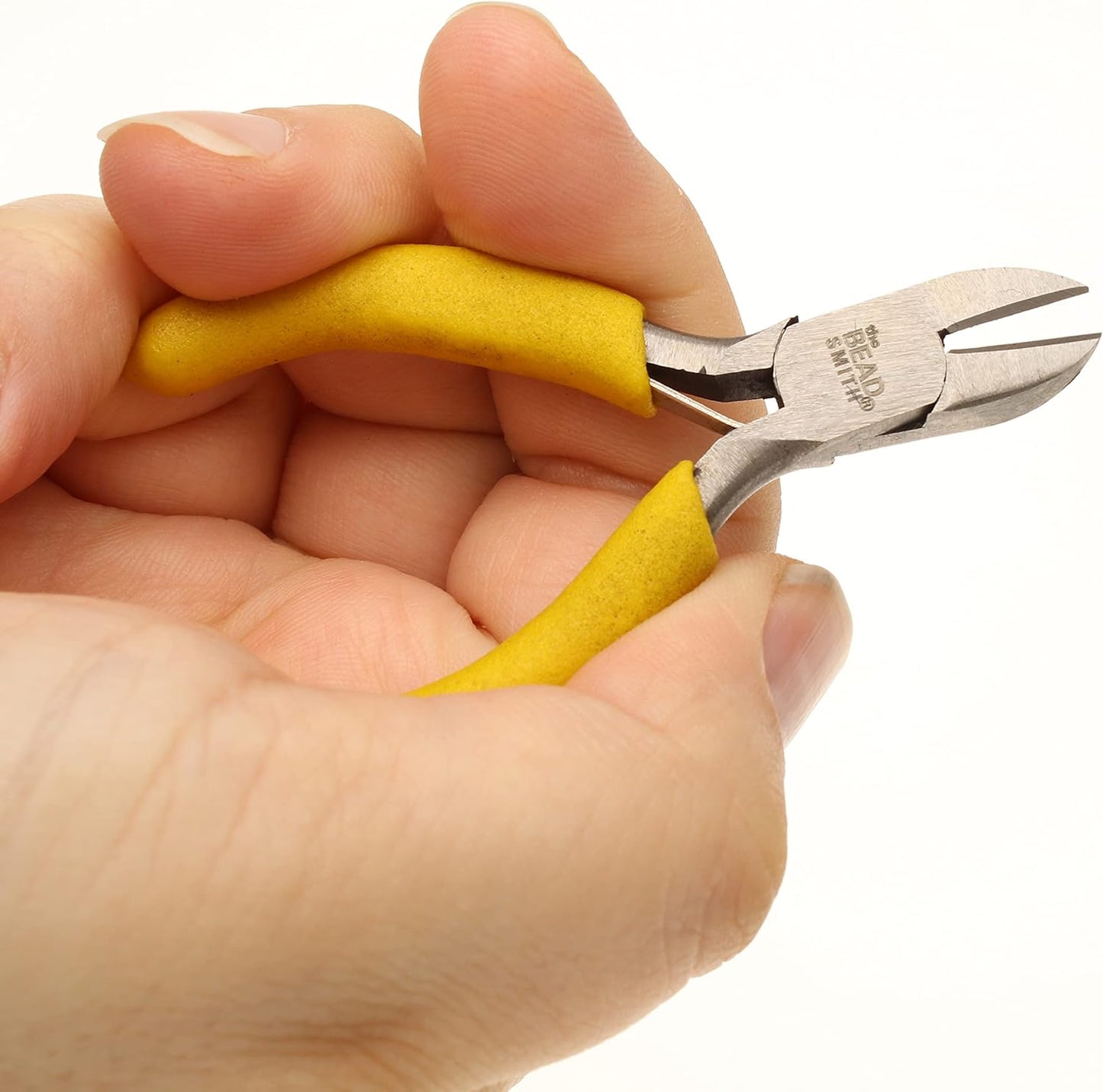 The Beadsmith Mini Color-ID Set – 3”, 8-Pieces Includes: Chain Nose, Round Nose, Side Cutter, Flat Nose, Nylon Jaw Flat Nose, Tweezers, Thread Snippers, Bead Scoop & Canvas Case – For Jewelry Making