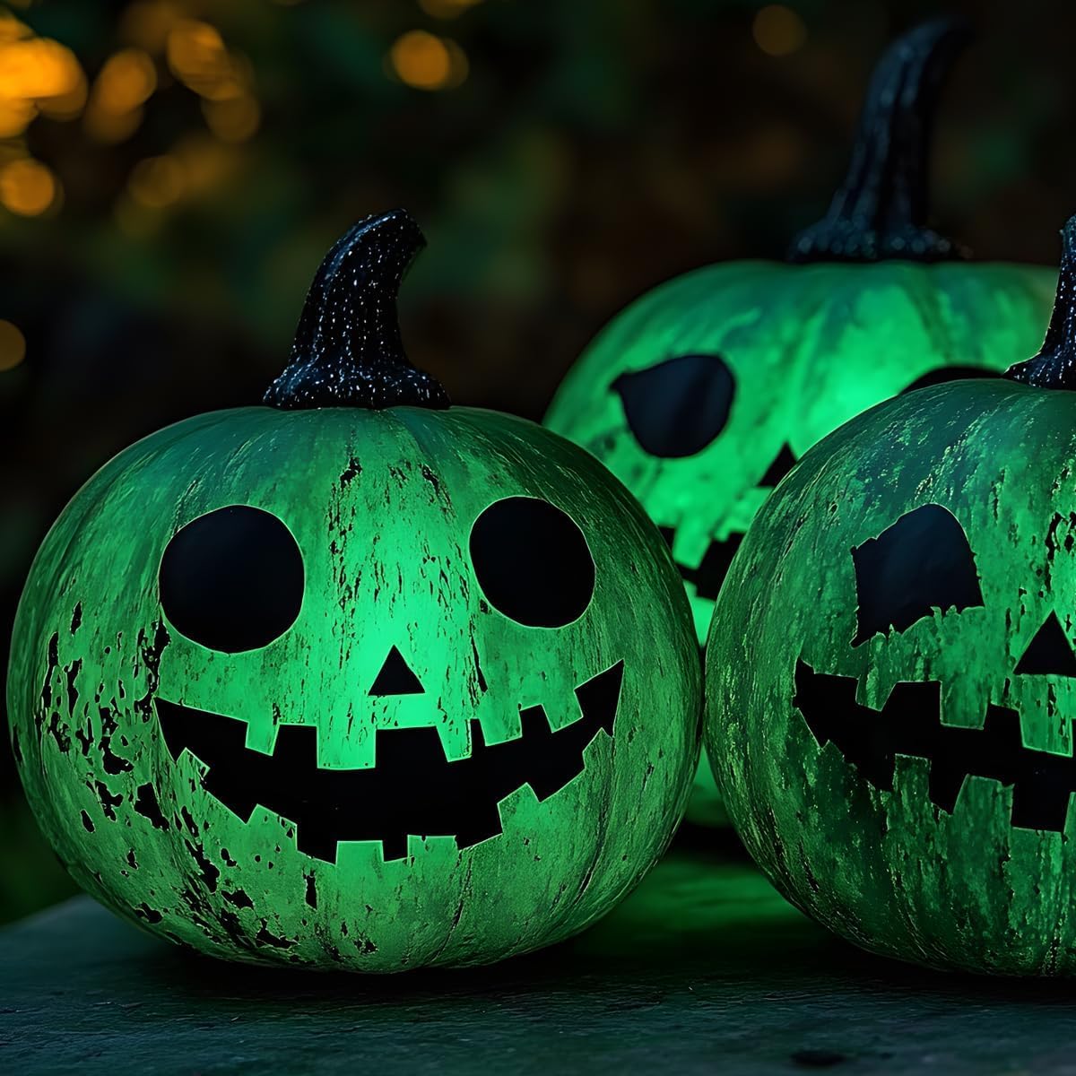 AUREUO Glow in the Dark Acrylic Paint, 8 Colors x 2 Fl Oz / 60ml Neon UV Black Light Paints for Halloween, Rocks, Wood, Craft, Canvas, Paint Party Supplies