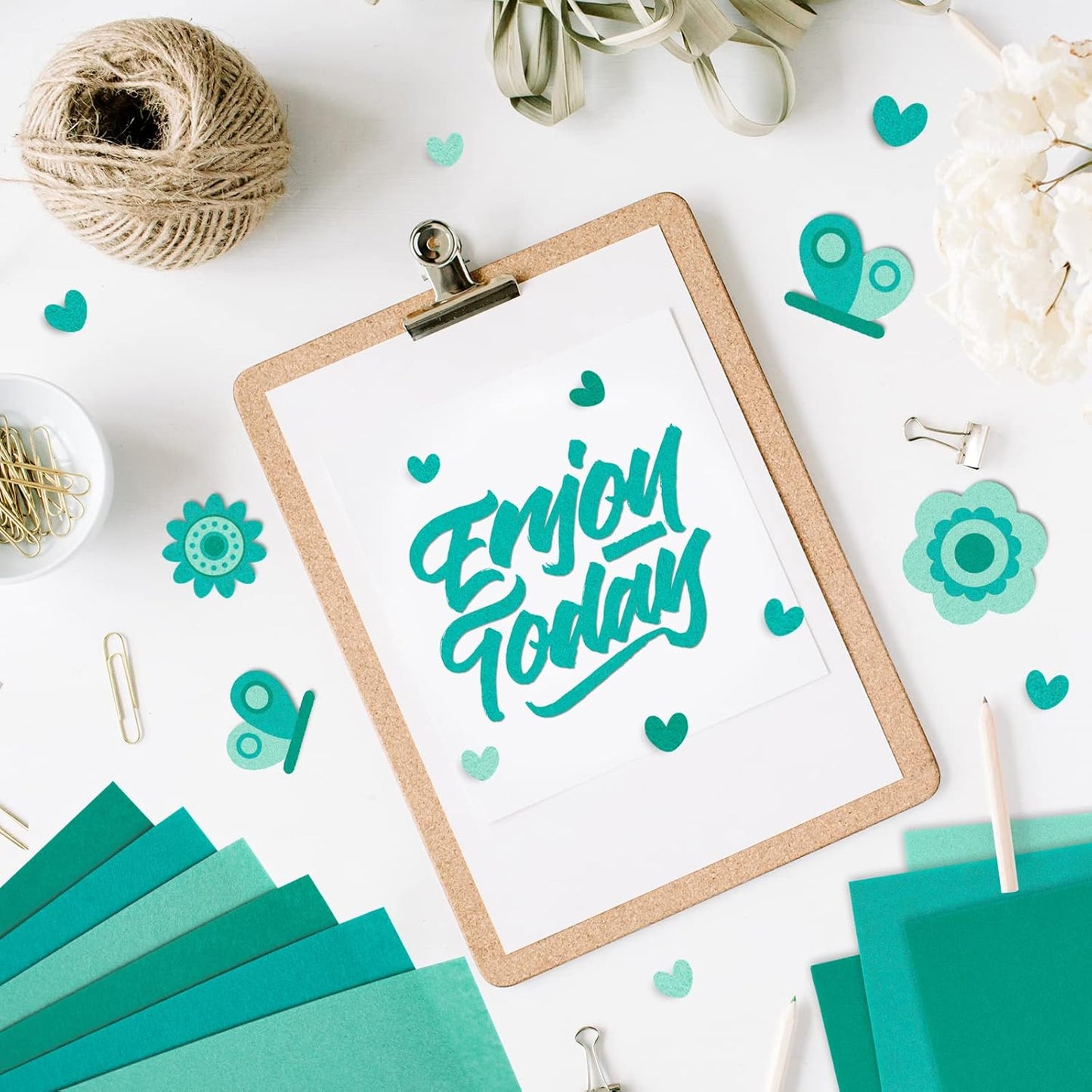 Whaline 18Pcs Felt Fabric Sheets Soft Thick Assorted Turquoise Craft Felt Pack for DIY Craft Sewing Patchwork Art Projects, 3 Colors, 7.9 x 11.8 Inch