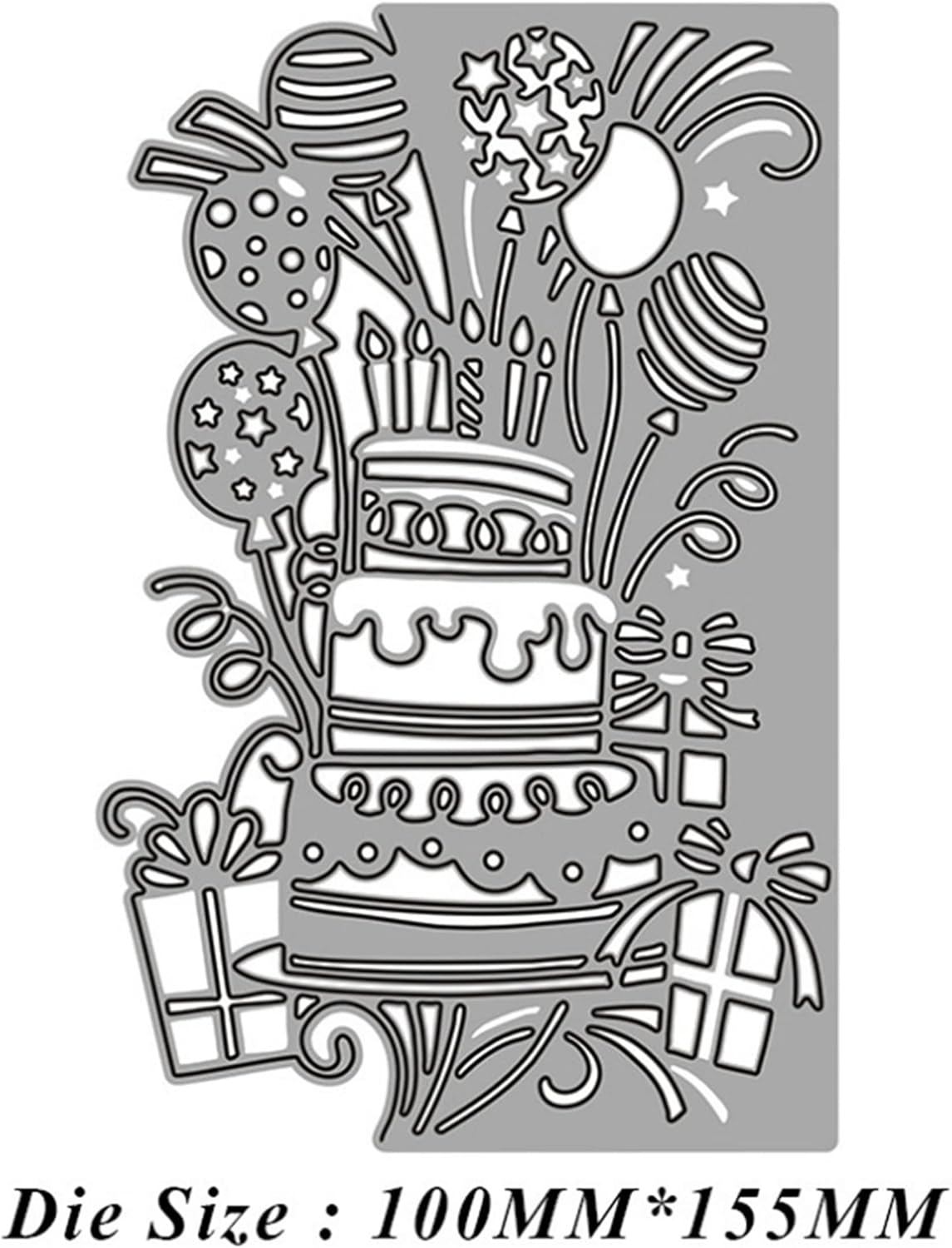 Ammsochy Cutting Dies Metal Stencils Scrapbooking Tools DIY Craft Carbon Steel Embossing Template for Paper Card Making Album Arts Crafts Supplies (Cake lace)