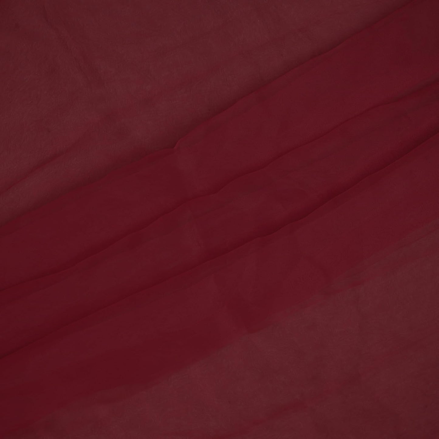 Organza Fabric 10 Yard Bridal Solid Sheer Bolt for Home Décor, Table Décor, Bridal, Fashion, Crafts, Decorations Silky Shiny Organza 44" - (10 Yard, Burgundy)