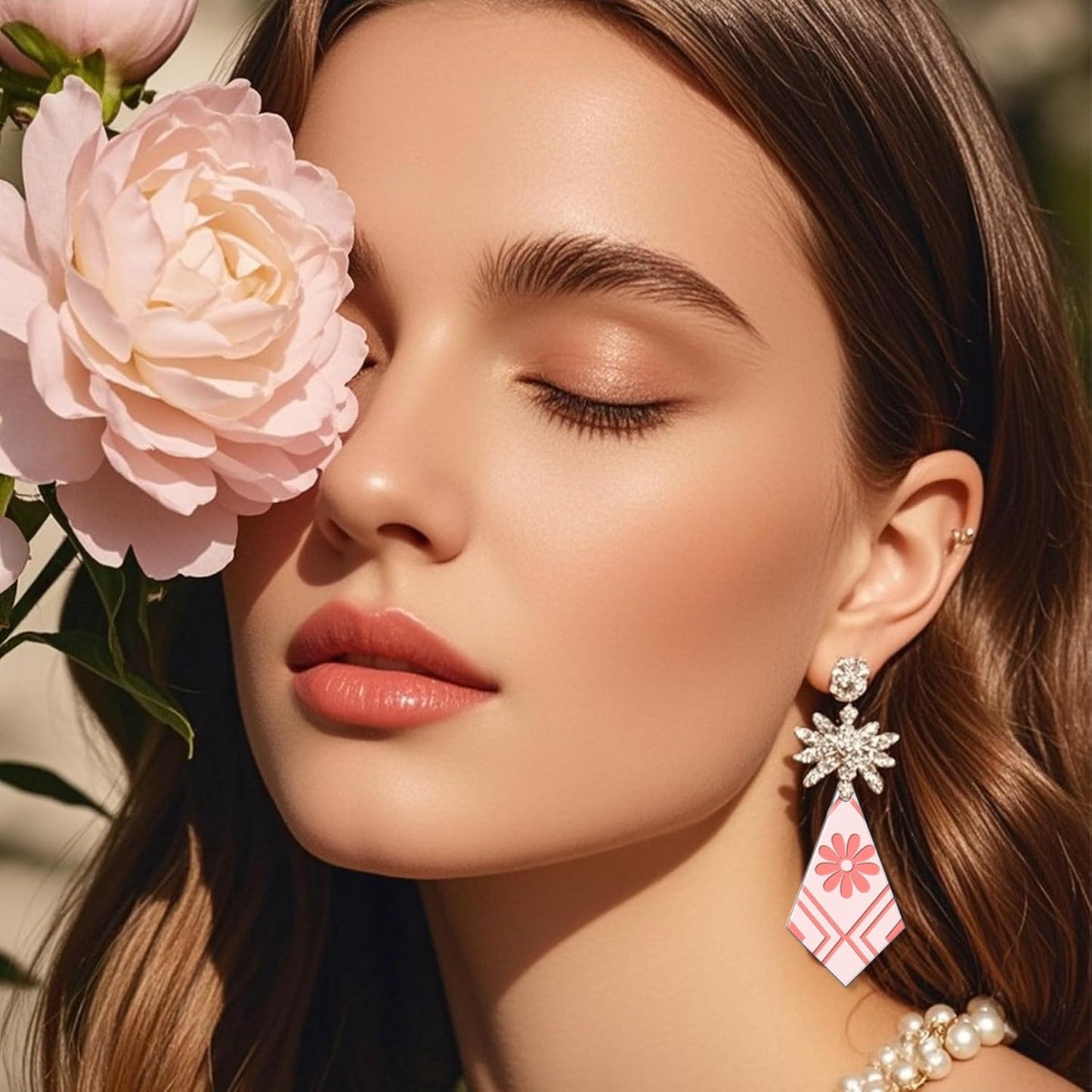 CHGCRAFT Plaid Pattern Polymer Clay Texture Sheets Rhombus Style Silicone Texture Stamp Clay Texture Mat Modeling Pattern Pad Sheets for Jewelry and Earrings Tools, 5.5x5.5 inch