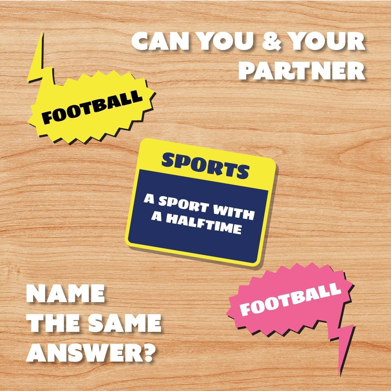 Gamewright - Think 'N Sync - Fast-Paced Party Card Game for Families & Friends, Ages 10+, 3-8 Players