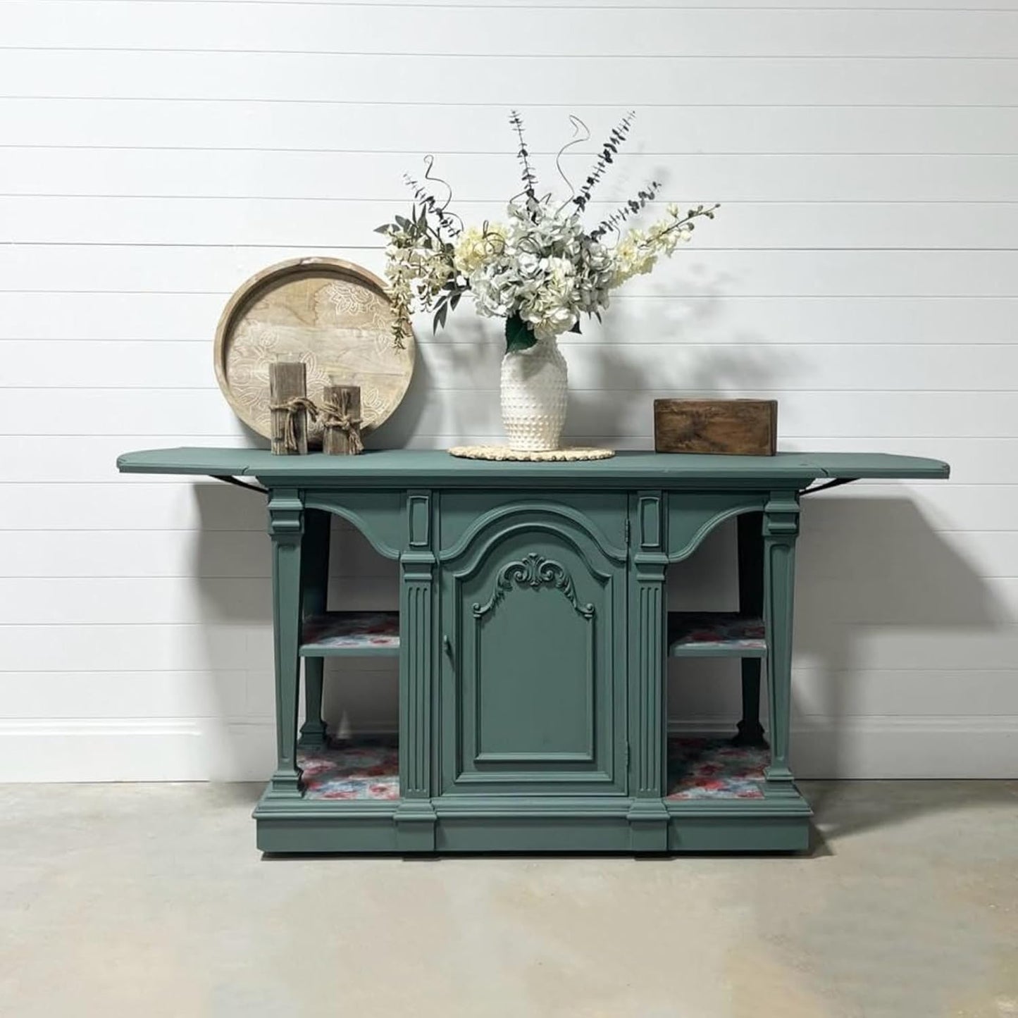 Dixie Belle Paint Company Chalk Finish Furniture Paint – Blue Grass (8oz) – Matte Chic Chalk Mineral DIY Furniture Paint