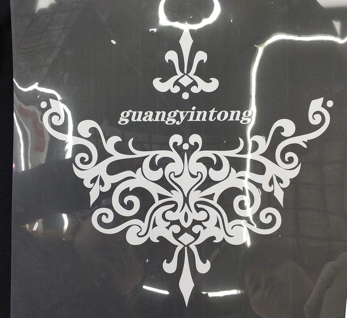 guangyintong Heat Transfer Vinyl White HTV Rolls, 12" x 10ft White HTV Iron on Vinyl for T-Shirts, Matte Surface for All Cutter Machine Easy to Cut & Weed for Heat DIY Design