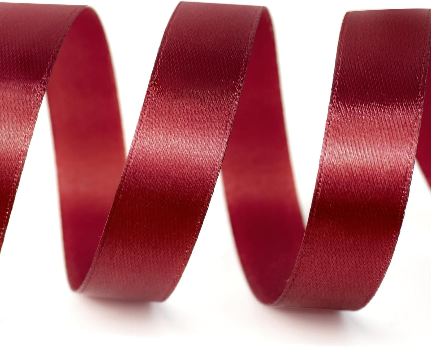 5/8" x 100 Yards Satin Ribbon - Scarlet Silk Ribbon with Spool - Ideal for Gift Wrapping, Floral Bouquets, Crafts, Wedding Party Decorations, Christmas and Sewing Projects