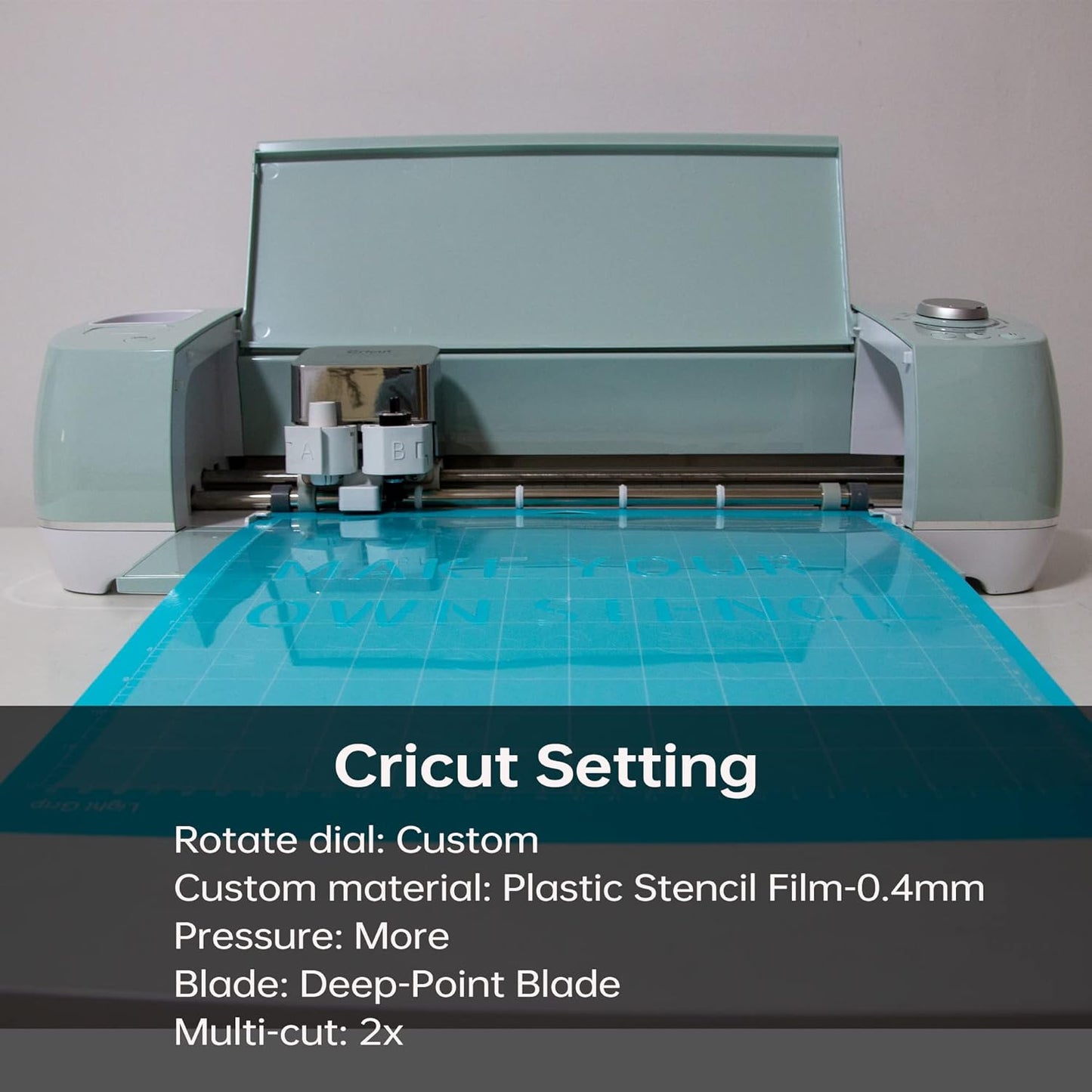 7 Mil Blank Mylar Stencil Sheet (10Pcs),12 x 12 Inch Clear Plastic Sheets, Acetate Sheets for Crafts, Plastic Sheets for Cutting Machine, PET Stencil Material