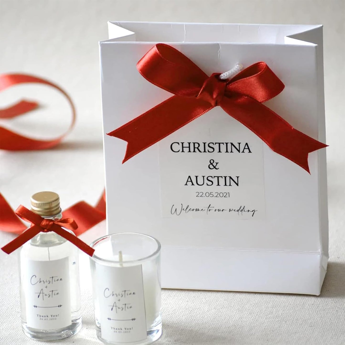 1/4" x 100 Yards Red Polyester Satin Ribbon Single Faced Bulk Fabric Ribbons for Gift Wrapping, Crafting and DIY Projects, Hair Accessories, Tiny Bows