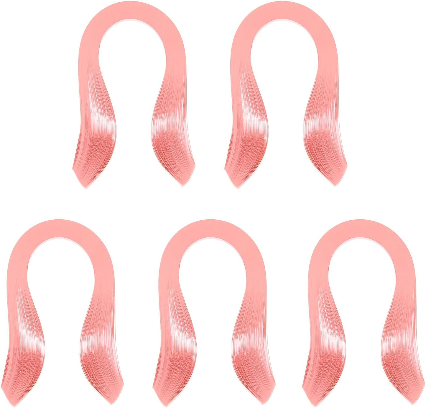 PATIKIL Quilling Strips Paper 600pcs 5mm 39cm Origami Paper Quilling Kits for Art DIY Hand Craft Christmas, Pink