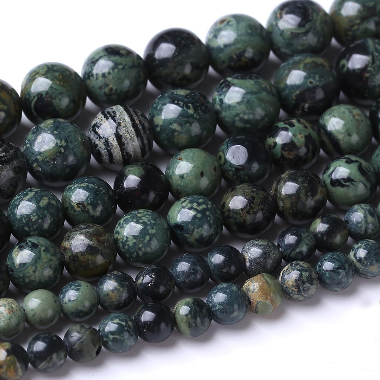60PCS 6MM Blue Jasper Beads Stone Beads Energy Healing Beads for DIY Jewelry Bracelet Necklace Making for Jewelry Making15Inch
