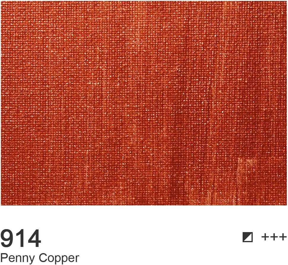 AUREUO Penny Copper Acrylic Paint, 4 Fl Oz / 120ml Single Tube, Rich Pigment Art Craft Paints for Canvas, Rocks, Wood, Ceramic, Fabric - Art Supplies for Beginners, Professionals, Artists