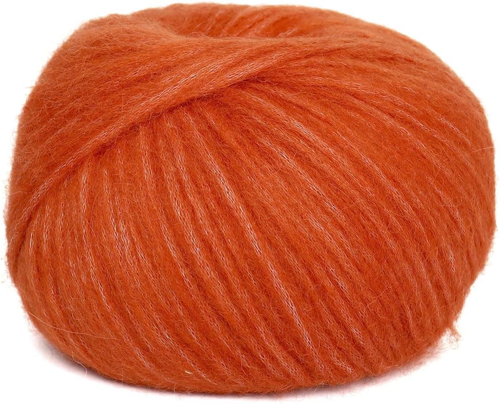 Pullu - Baby Alpaca Merino Wool Yarn Set of 3 Skeins (150 Grams) Worsted Weight - Sourced Directly from Peru - Heavenly Soft and Perfect for Knitting and Crocheting (Sunset)