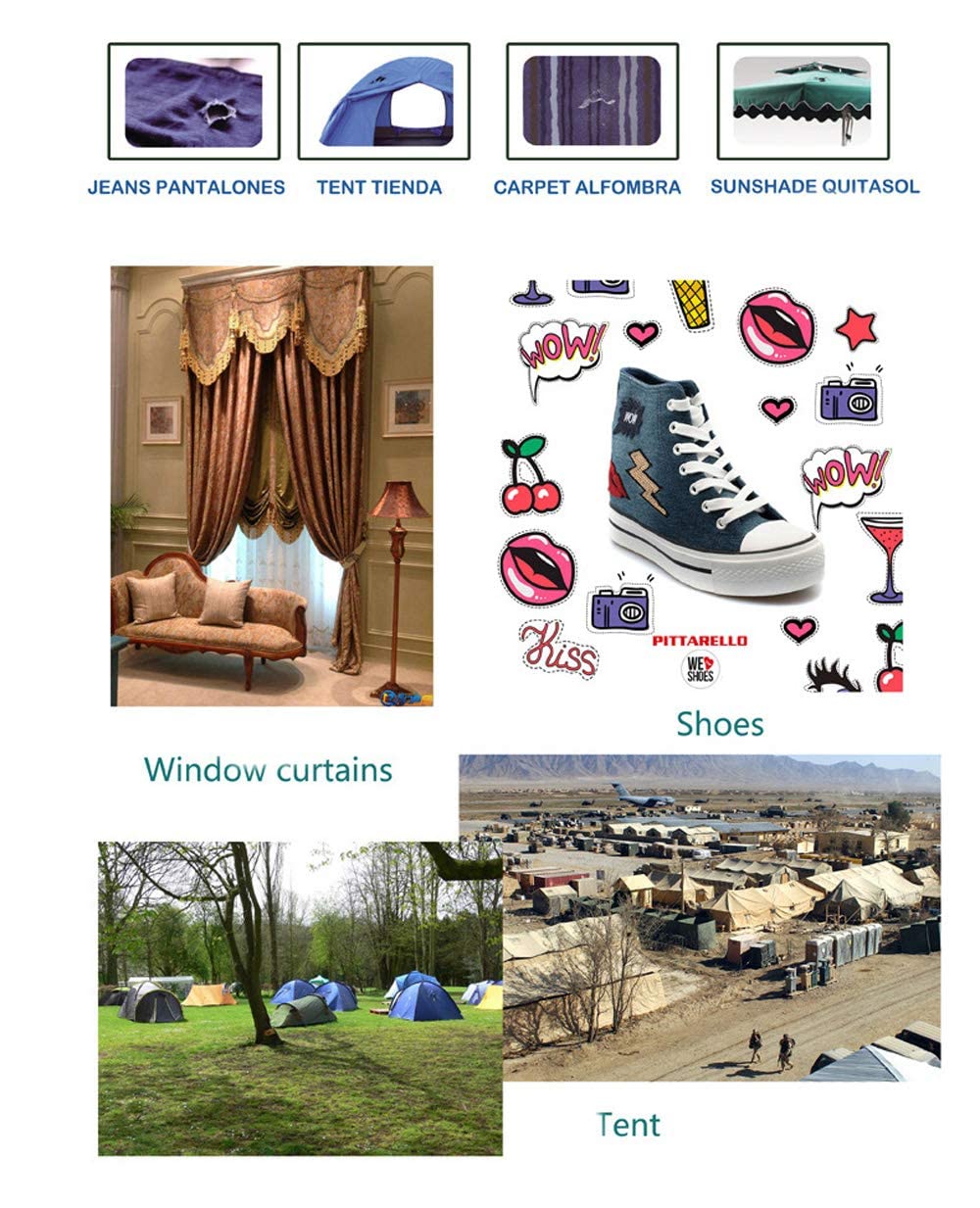 1 Min Quick Bonding Fast Dry Sew Glue Liquid Natural Latex Art Glue Reinforcing Adhesive Speedy Fix for All Fabrics Clothing Cotton Flannel Denim Leather Polyester Doll Repair (60ml+120ml)