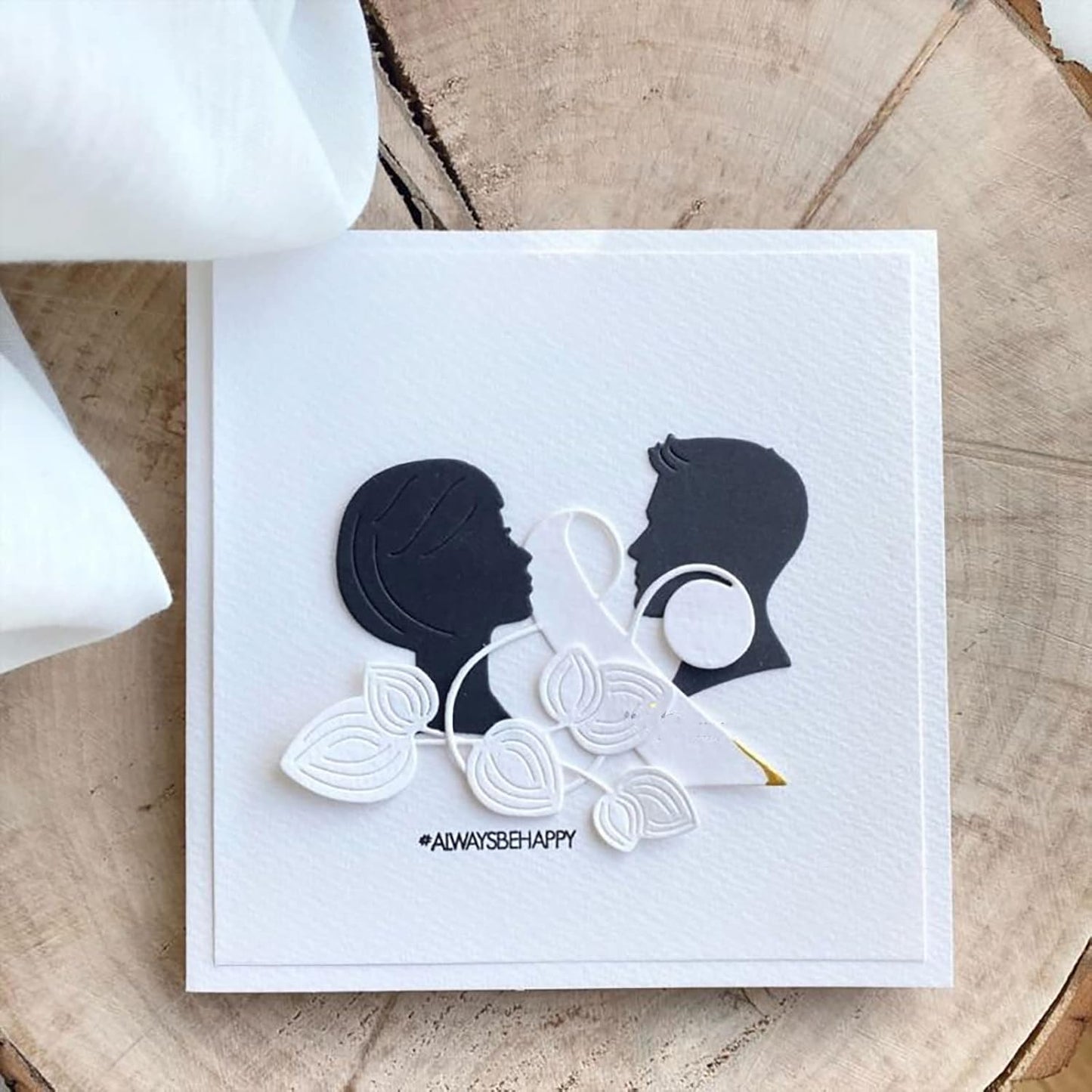 Lapoo Metal Cutting Die for Scrapbooking, 3D Backgrounds Frame New Cutting Dies DIY Album Card Making Decor Paper Craft Metal Die Cuts Party Wedding Decorations (Falling Flower 3 x 2 in)