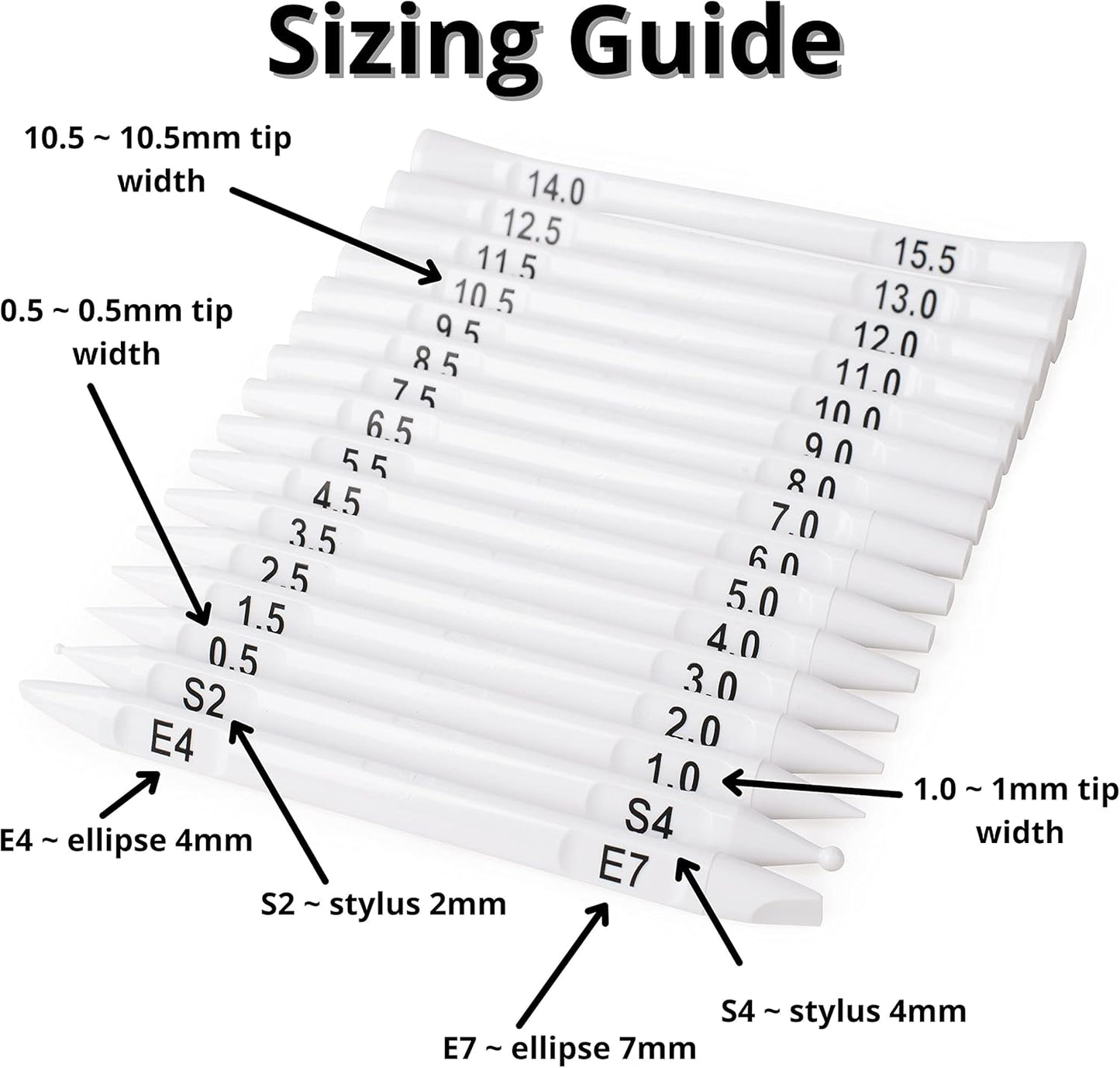 Dotting Tools for Painting Mandalas - Happy Dotting Company - 16pc Double Ended Super Set for Mandala dot Art - Includes Stylus - Unique Ellipse Tool - for Painting Rocks DIY Stone Craft and Canvas