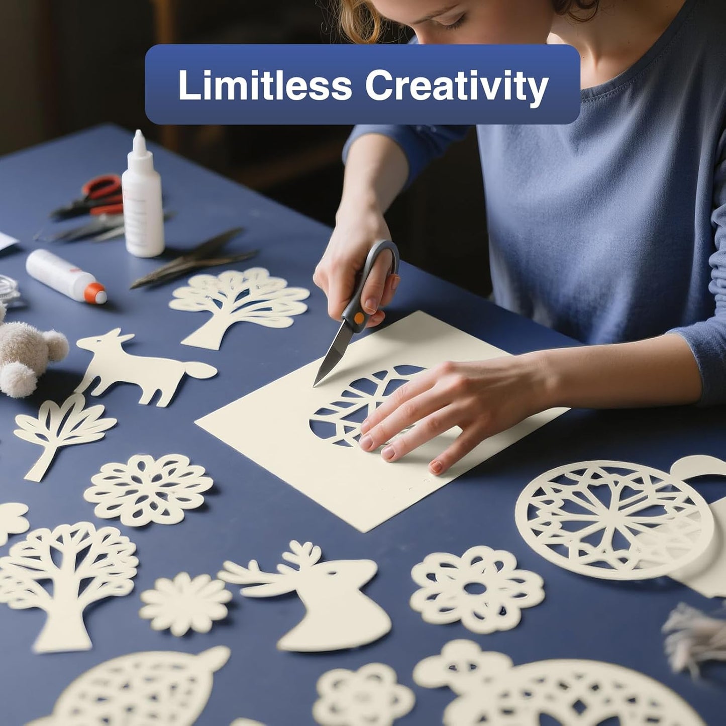 Cardstock 8.5 x 11 Inch 40 Sheets 190 gsm Heavyweight Card Stock Paper Off White Cardstock Printer Paper Perfect for Wedding Invitations, DIY Cards, Postcards, Photos, Art and Crafts