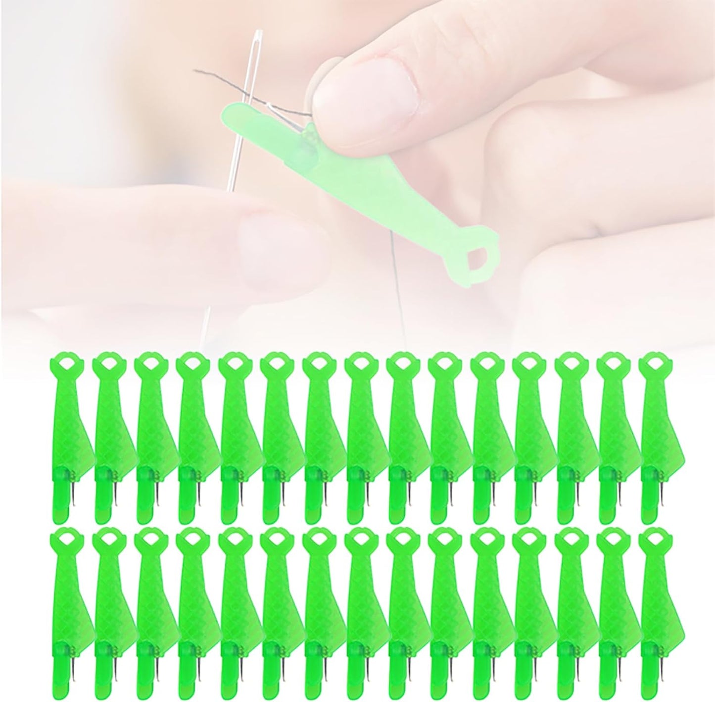 Automatic Sewing Needle Threader, Upgrade Fish Type Quick Needle Threaders for Hand Sewing, Sewing Machine Needle Threader Tools, Sewing Supplies - Designed for Sewing Lovers Alike (30pcs)