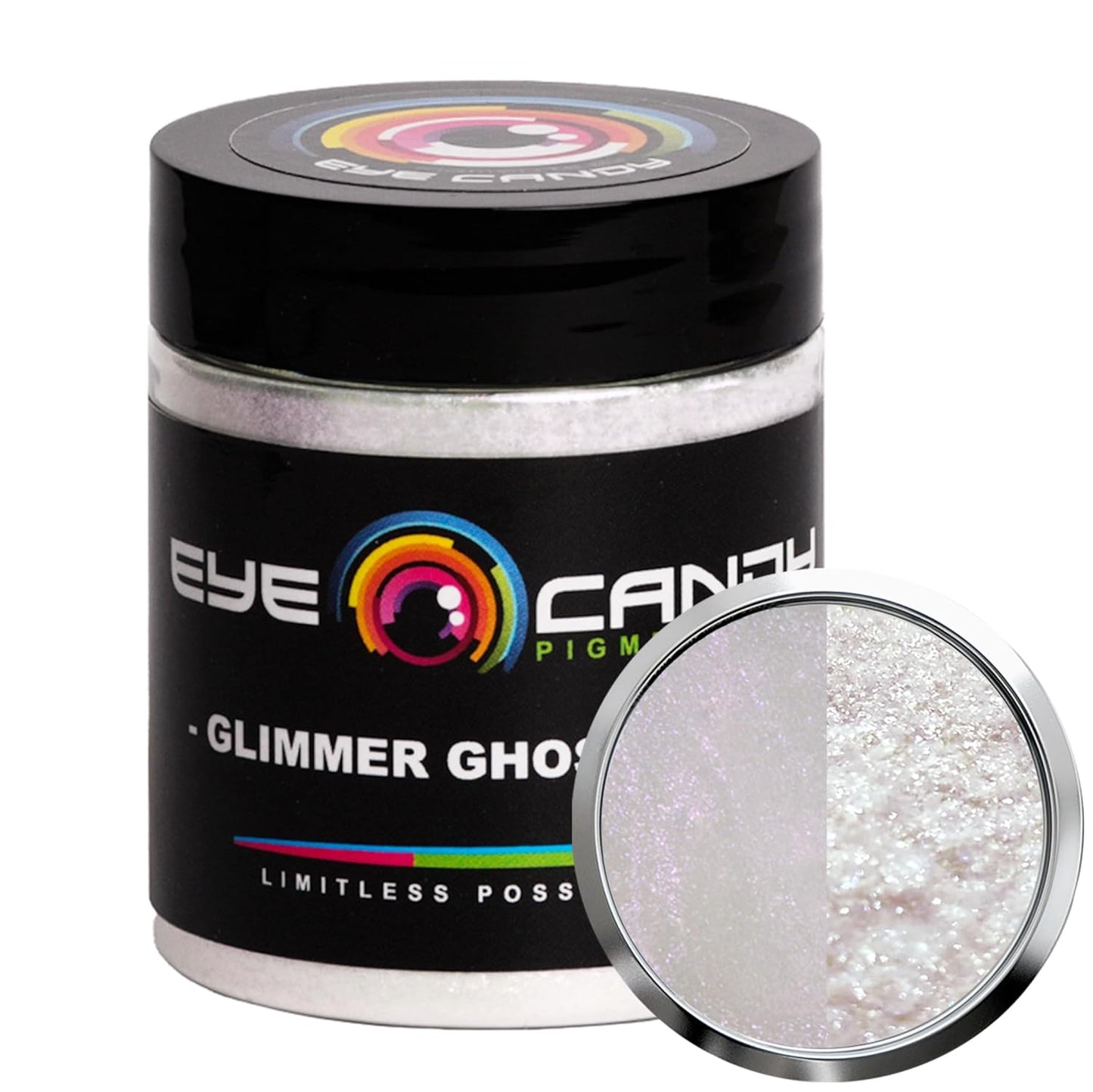 Eye Candy Premium Mica Powder Pigment “Glimmer Ghost Violet” (25g) Multipurpose DIY Arts and Crafts Additive | Woodworking, Bath Bombs, Resin, Epoxy, Soap, Nail Polish (Glimmer Ghost Violet, 25G)