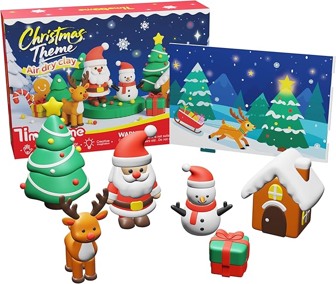 Air Dry Clay, 12 Boxs Modeling Clay for Kids, DIY Art Crafts Toy Gift Air Dry Clay Kit for Boys & Girls Ages 3 4 5 6 7 8 9 10 12