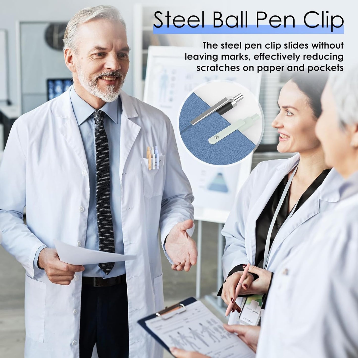 Gel Pens, 5pcs 0.5mm Gel Pen Cute Black Ink Fine Point Pens With Smooth Writing, Quick Dry Pens For Journaling, Teacher Work Desk Accessories Office School Supplies for Men Women Student (Vintage)