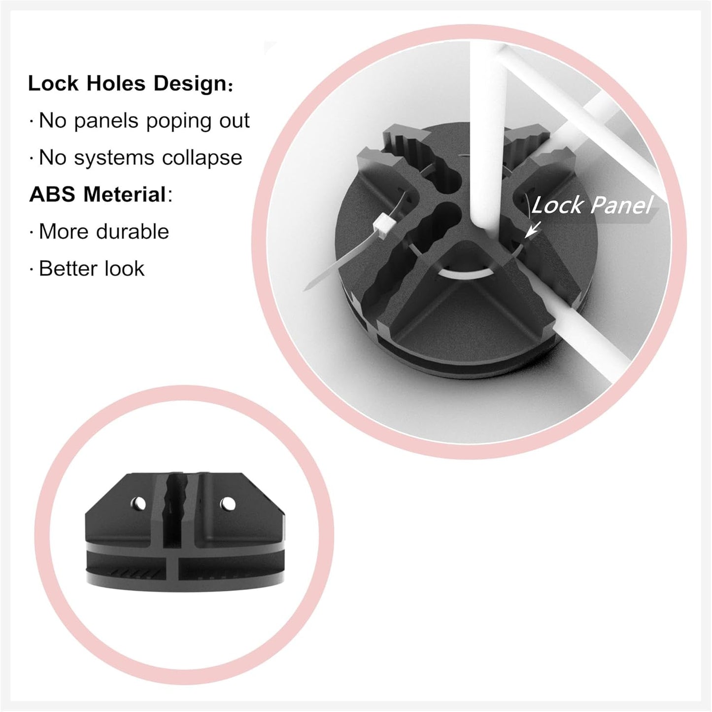 70Pcs Cube Wire Connector replacement for Cube Storage Modular Closet Organizer and Metal Grid Shelving or Pet Animal Playpen (Black)