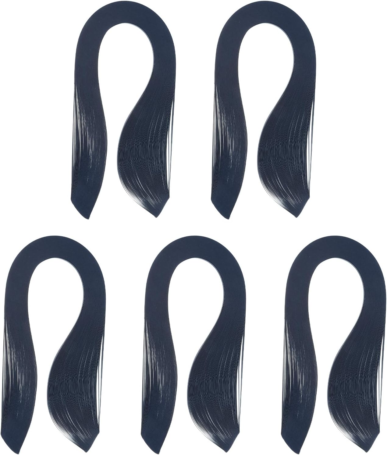 PATIKIL 600pcs Quilling Strips Paper 1/8"(3mm) 39cm Origami Paper Quilling Strip for Art DIY Hand Craft Christmas, Navy Blue