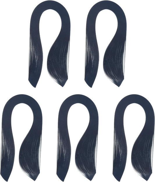 PATIKIL 600pcs Quilling Strips Paper 1/8"(3mm) 39cm Origami Paper Quilling Strip for Art DIY Hand Craft Christmas, Navy Blue