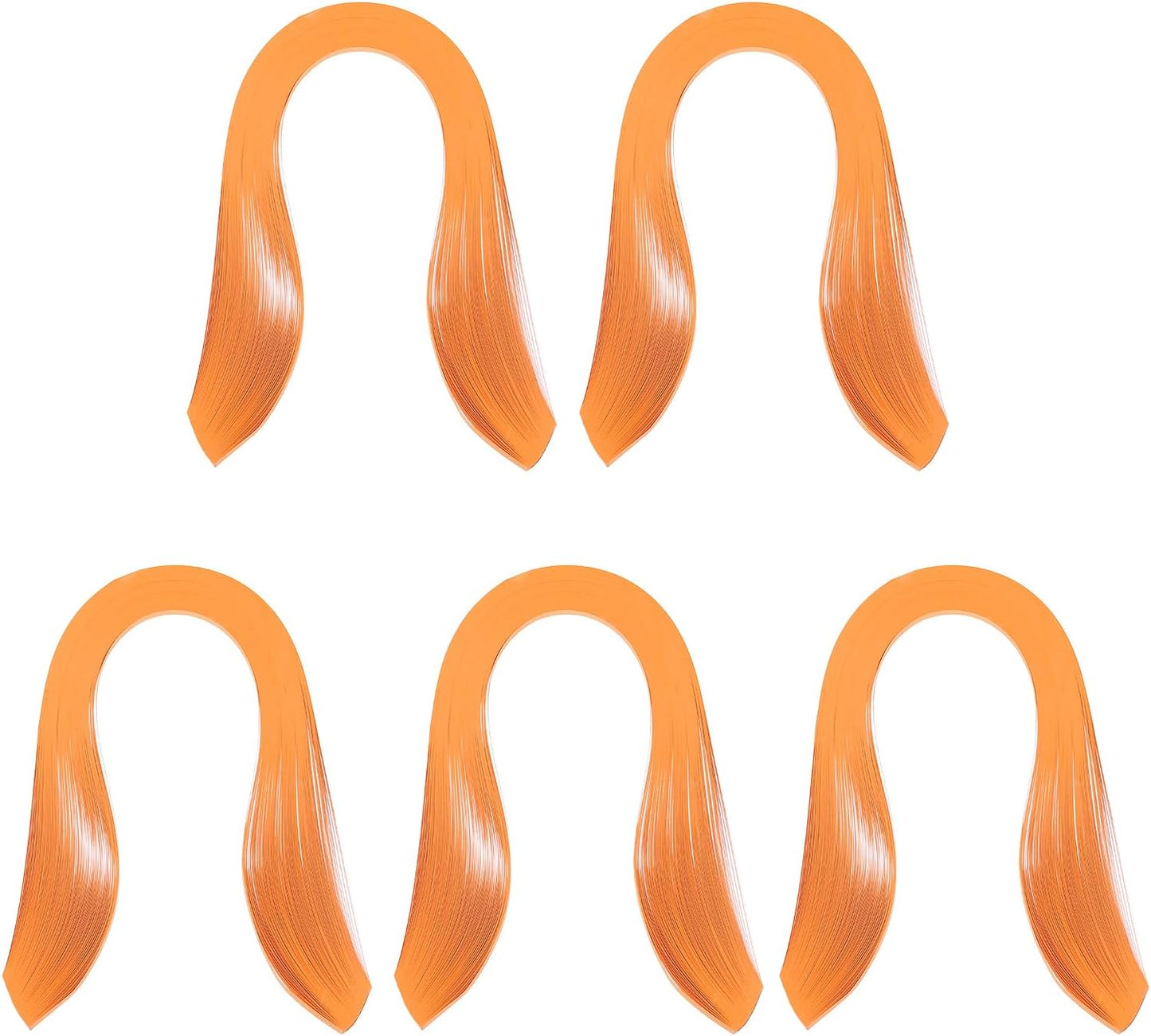 PATIKIL Quilling Strips Paper 600pcs 5mm 39cm Origami Paper Quilling Kits for Art DIY Hand Craft Christmas, Coral Orange