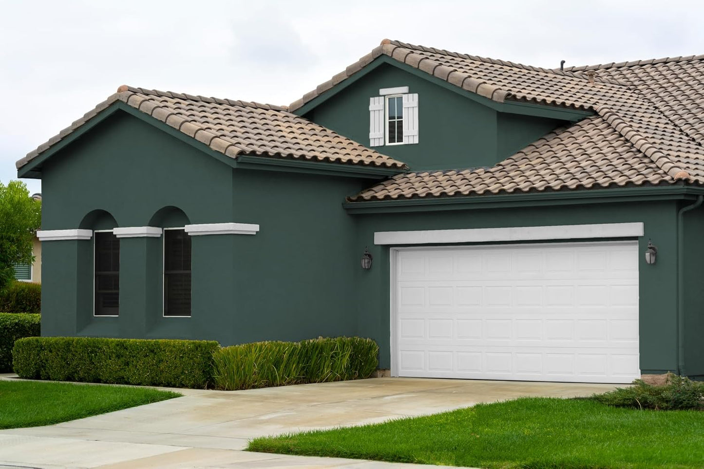 EVOLVE Paint & Primer: Environment-friendly, Low Sheen with One-coat Coverage for Interior & Exterior surfaces (Green Pine, 5-Gallon)