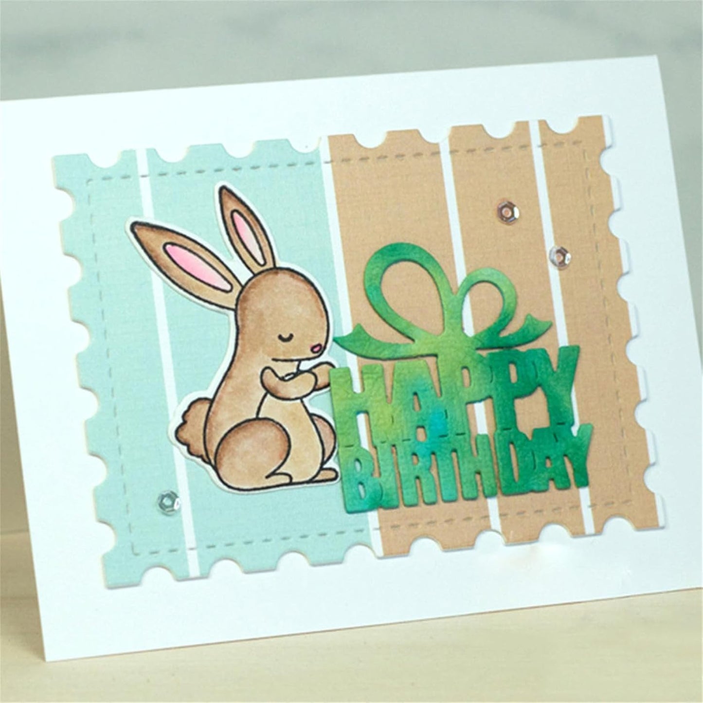 Cutting Dies Metal Stencils Scrapbooking Tools DIY Embossing Template for Paper Card Making Album Arts Crafts Supplies (Happy Birthday-5.3x5.2cm)