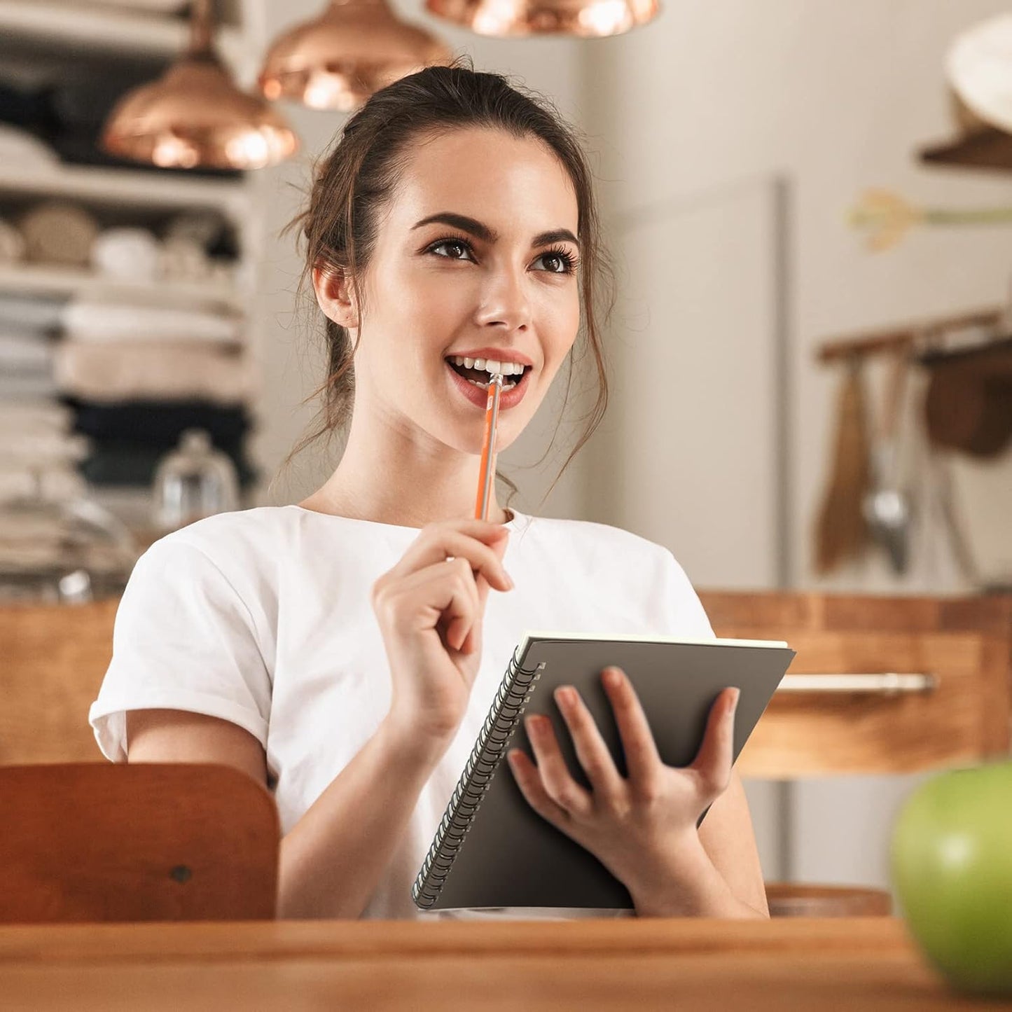 Yahenda 36 Pcs Spiral Notebook Bulk A5 Journal Lined 8.3'' x 5.5'' Writing Composition Paper Small Notepad Subject Notebook for Students Office Business Back to School Supplies (Dark Gray)