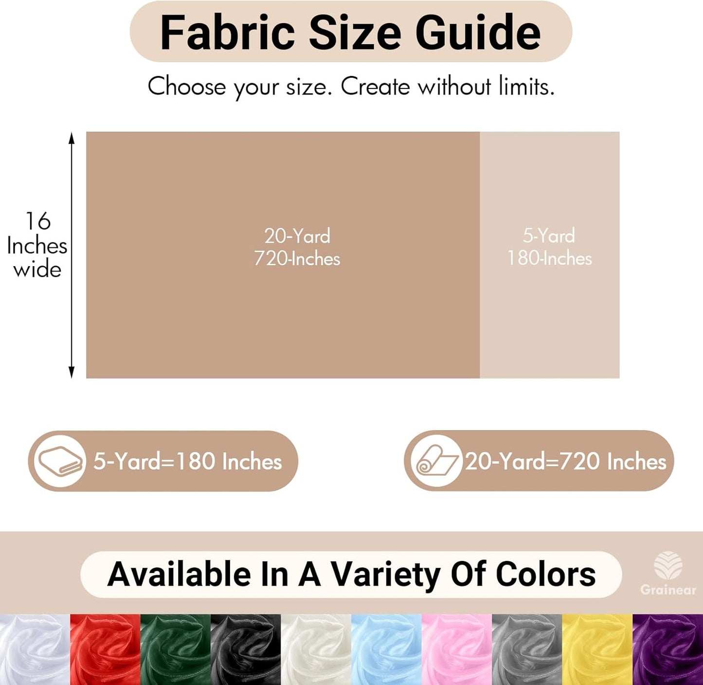 Antique Gold Crystal Organza Fabric – 16" x 5 Yards Lightweight Sheer Tulle for Bows, Tutus, Table Runners, Gift Wrapping, Crafts & DIY Sewing (Folded Package)