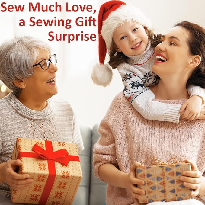 Easy to Use Sewing Kit for Adults and Kids - Needle and Thread Kit with Sewing Supplies and Accessories for Fixing Buttons & Small Repairs, Basic Travel Mending Set for Beginners, Navy Blue