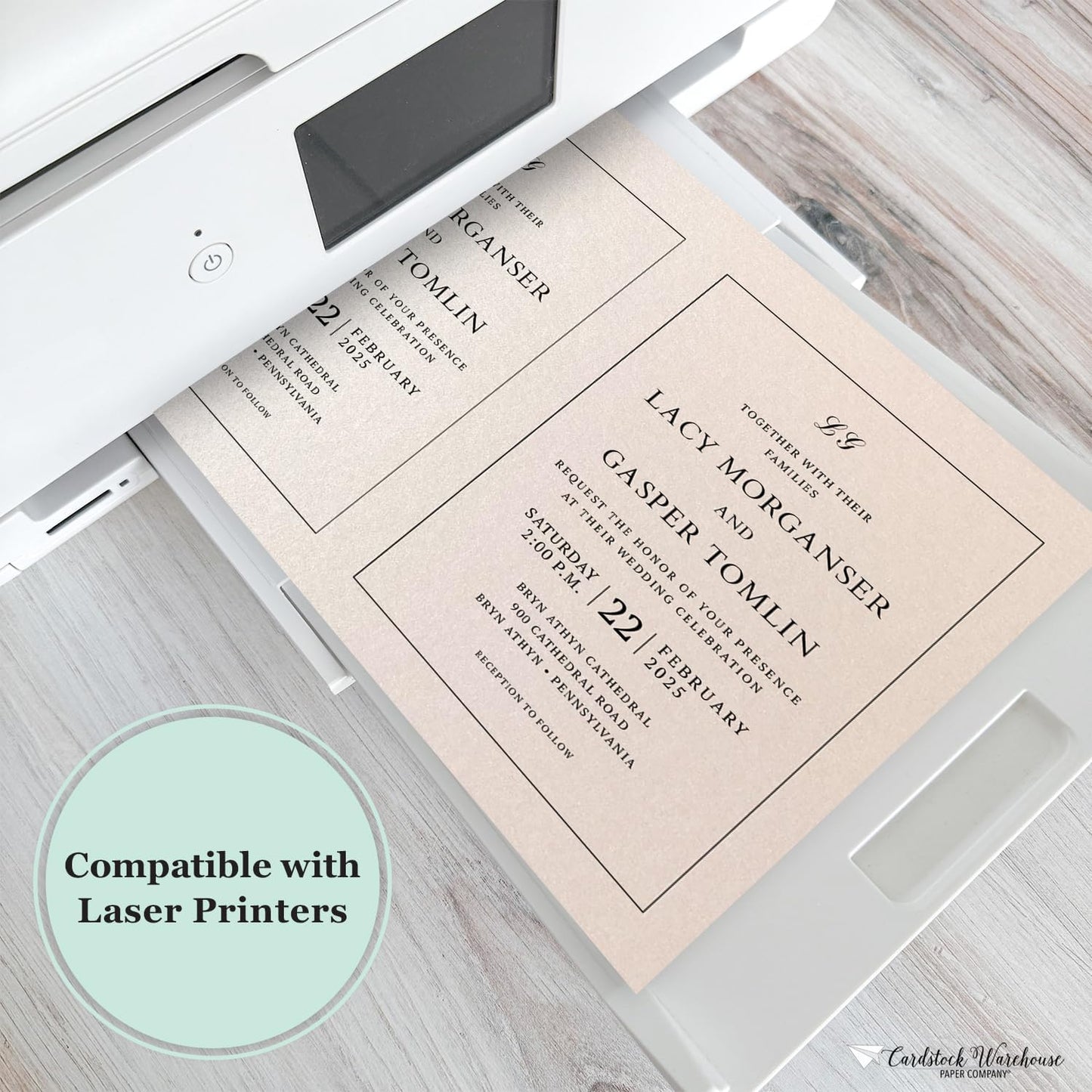 Cardstock Warehouse Stardream Coral Cardstock Paper - 25 Sheets, 8.5 x 11" – 105 lb / 284 GSM Premium Metallic Coral Card Stock for High-end Printing, Card Making, Die-cutting & DIY Projects