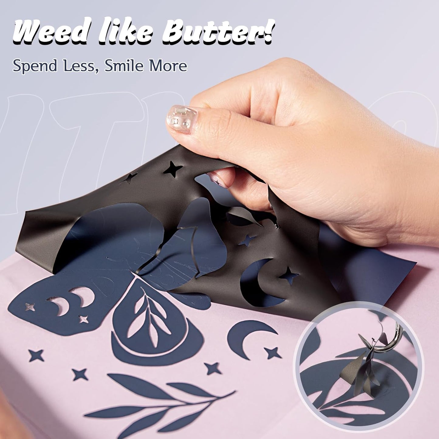 HTVRONT Heat Transfer Vinyl - 55 Pack 12" x 10" Iron on Vinyl Compatible with Cricut Cutting Machine, 44 Assorted Colors HTV Vinyl with 1 PTFE Sheet for All Cutter Machine - Easy to Cut & Weed