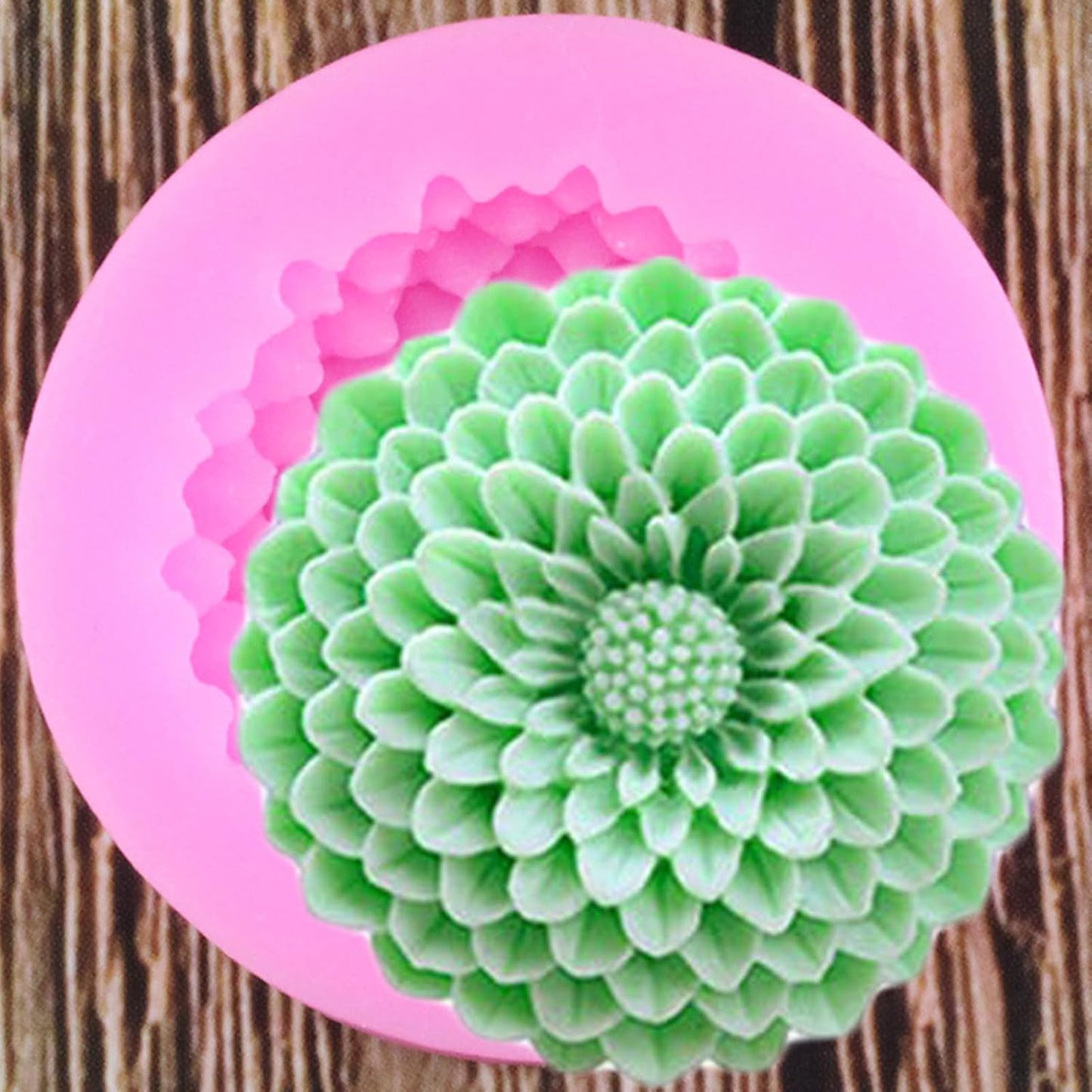 2Pcs Small Sunflower Silicone Mold for Fondant Chocolate Candy Cake Decorating Candle Soap Baking Pastry Polymer Clay