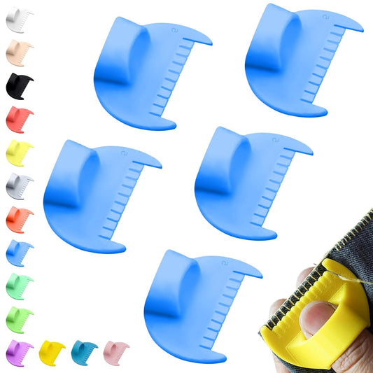 5mm Seam Guide for Hand Sewing Edge Lockranding Tool 5 PCS Set for Leather/Fabric/Craft Sew, Blue