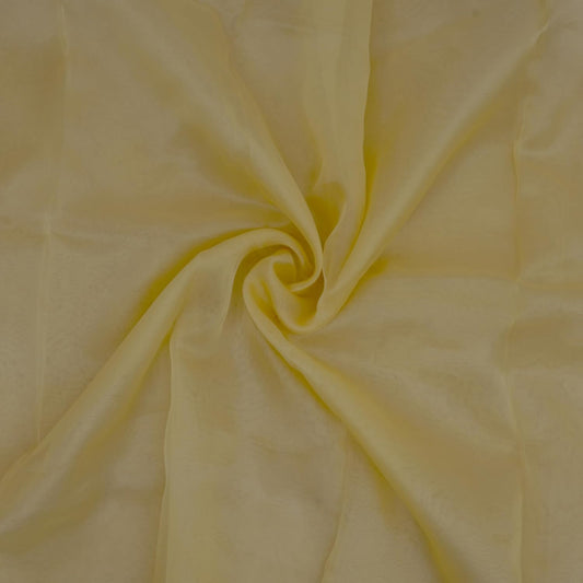 Organza Fabric 10 Yard Bridal Solid Sheer Bolt for Home Décor, Table Décor, Bridal, Fashion, Crafts, Decorations Silky Shiny Organza 44" - (10 Yard, Champagne)