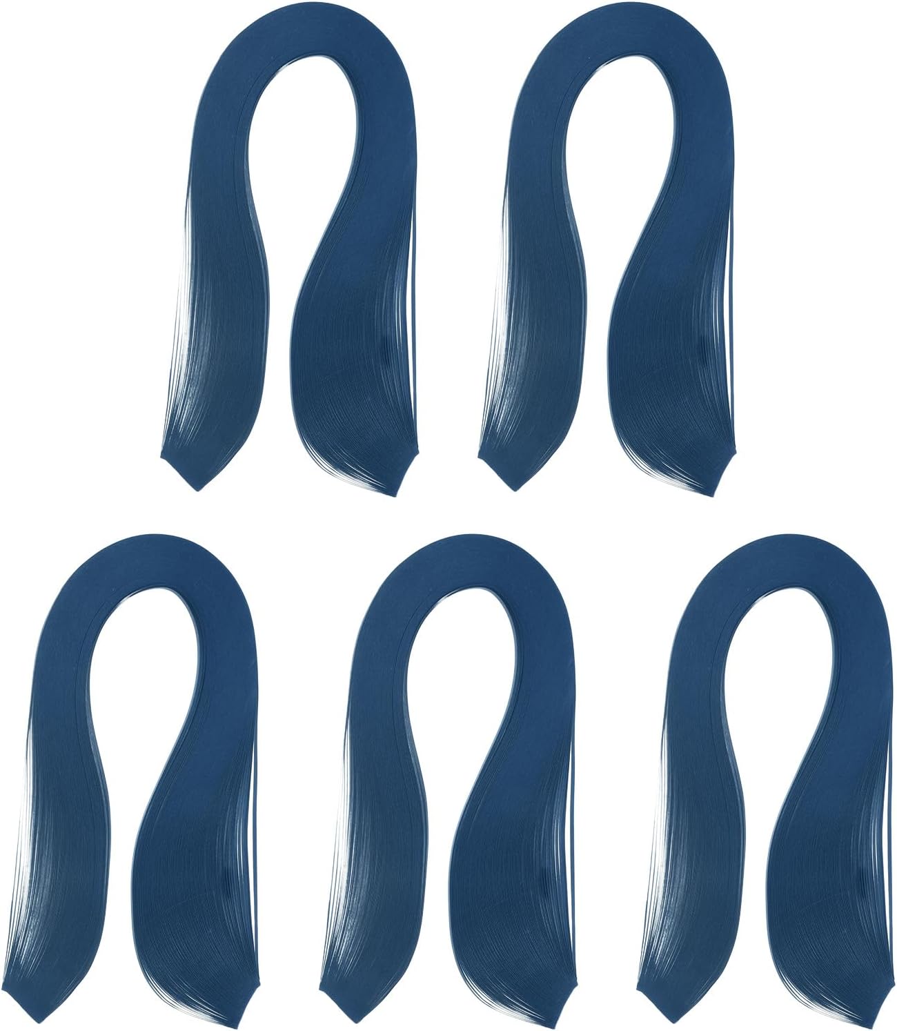 PATIKIL 600pcs Quilling Strips Paper 1/8"(3mm) 39cm Origami Paper Quilling Strip for Art DIY Hand Craft Christmas, Dark Blue