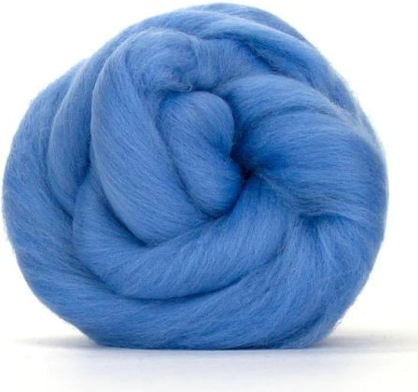 Revolution Fibers Merino Wool Combed Top | 1 lb Premium Wool Roving | 22 Micron, Best Merino Wool for Spinning, Tapestry, Needle Felting, Big Yarn Roving and Wall Hangings (Sky Blue)
